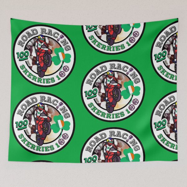 Item preview, Motorcycle Road Racing - Skerries 100 Ireland. designed and sold by MPC-Mince-Pies.