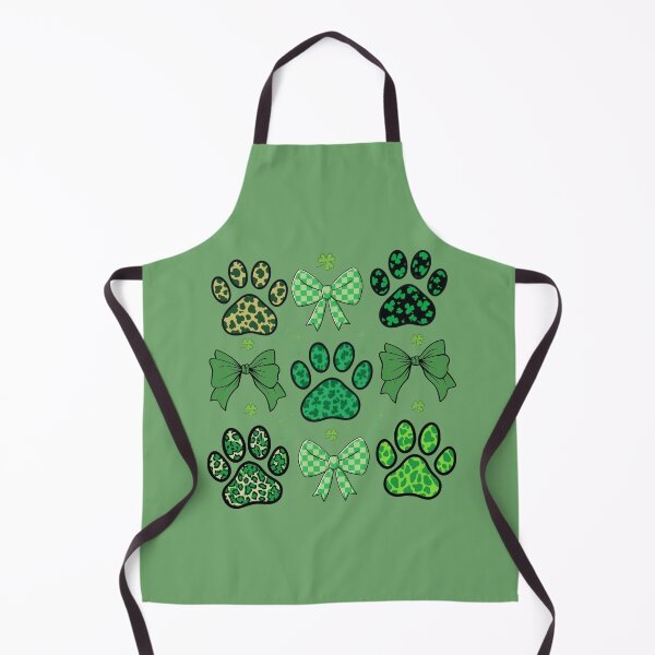 Item preview, St. Patricks Paw and Bow Pattern Design designed and sold by BKDIGITALSHOP.