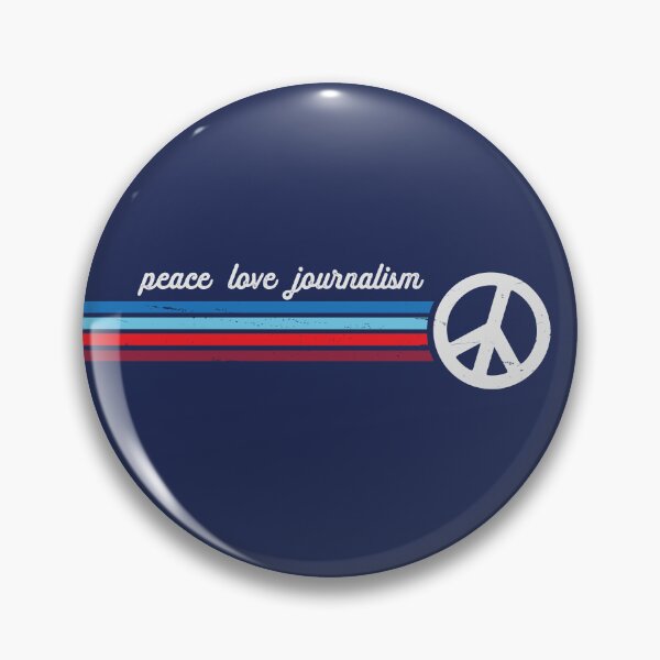 Item preview, Peace Love Journalism designed and sold by jitterfly.
