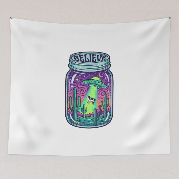 Item preview, Alien UFO Jar Abduction designed and sold by AliveStyle.