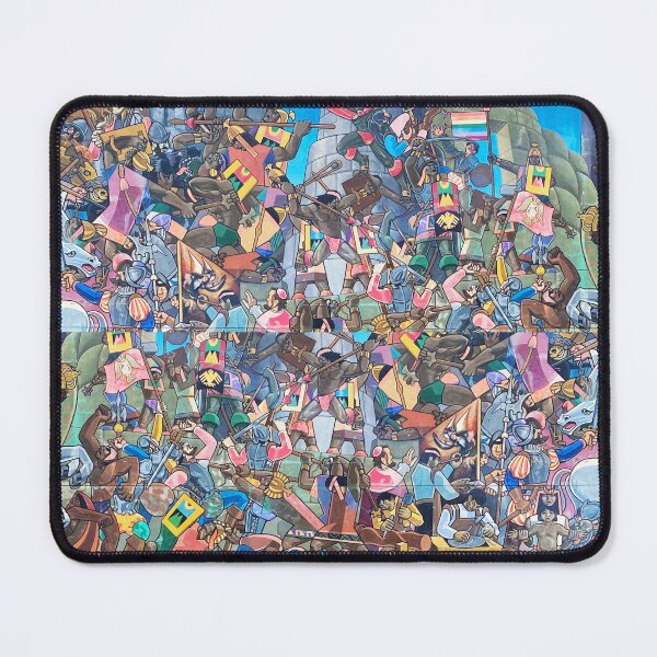 Item preview, Clash of Empires: Colorful Andean History Mural designed and sold by TheVadicMedia.