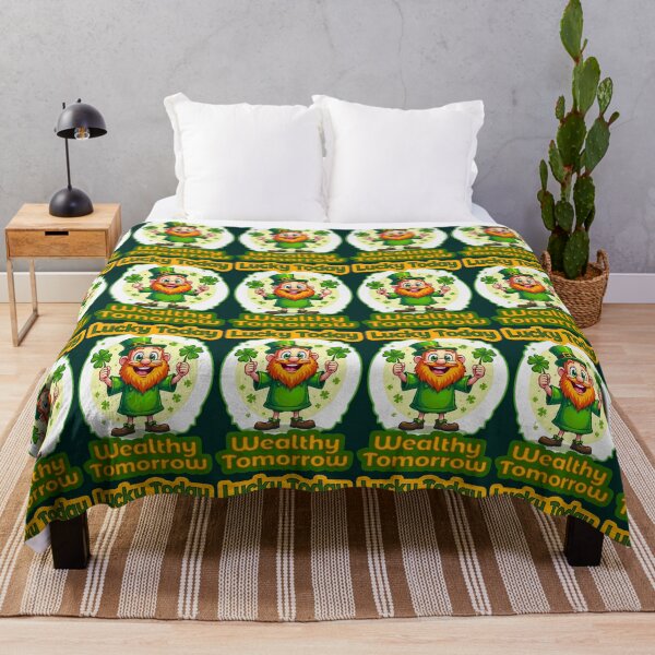 Item preview, Lucky Today Wealthy Tomorrow St Patrick’s Day Shirt designed and sold by Topoartispp.