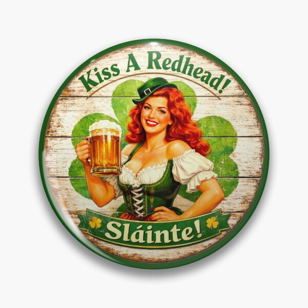 Item preview, Kiss A Redhead! designed and sold by Normbot2000.