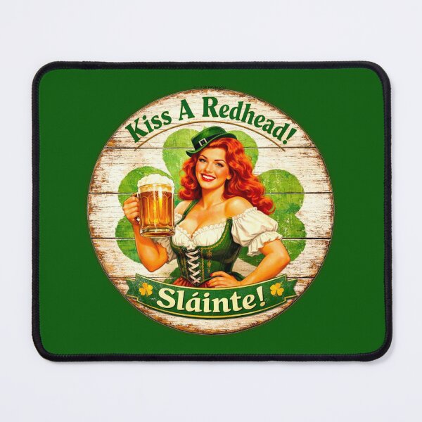 Item preview, Kiss A Redhead! designed and sold by Normbot2000.