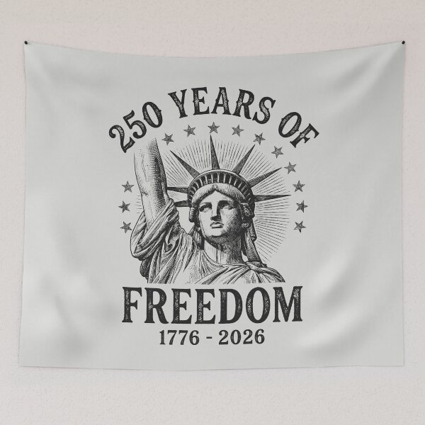 Item preview, Classic USA 250 Years - Vintage Black Ink Engraving designed and sold by DigitalGlade.