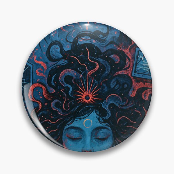 Item preview, Psychological Horror Notebook – Demons in Your Mind designed and sold by Anomaly 404 Error.