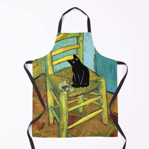 Item preview, A Cute Cat on the Van Gogh's Chair designed and sold by PurrfectHome.