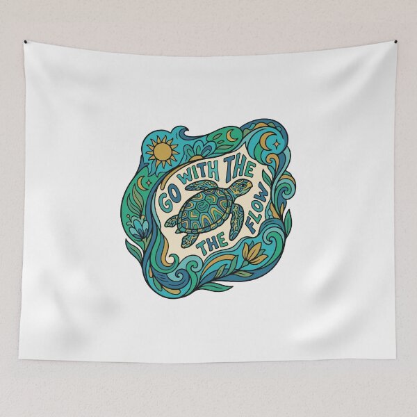 Item preview, Ocean Sea Turtle Flow designed and sold by AliveStyle.