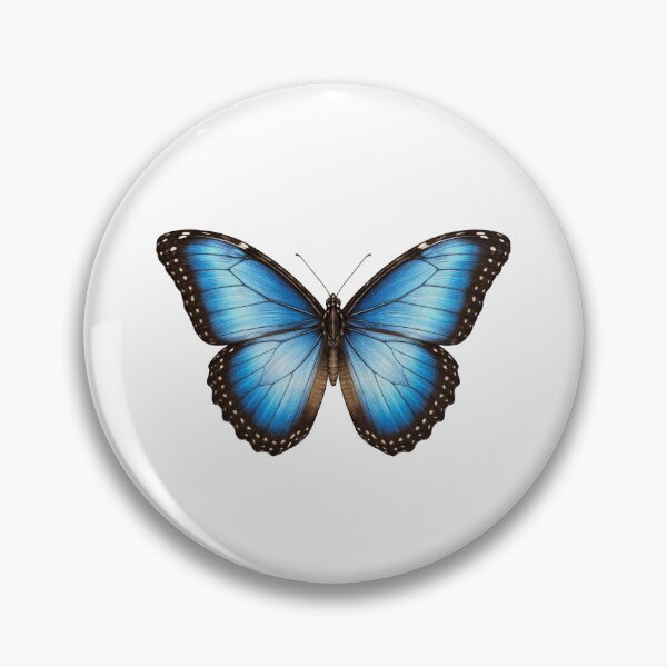 Item preview, Intricate Blue Morpho Butterfly designed and sold by TenderPawStudio.