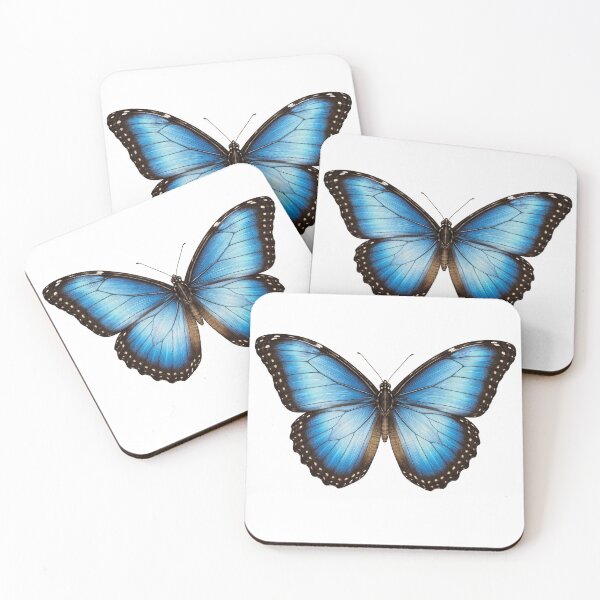 Item preview, Intricate Blue Morpho Butterfly designed and sold by TenderPawStudio.
