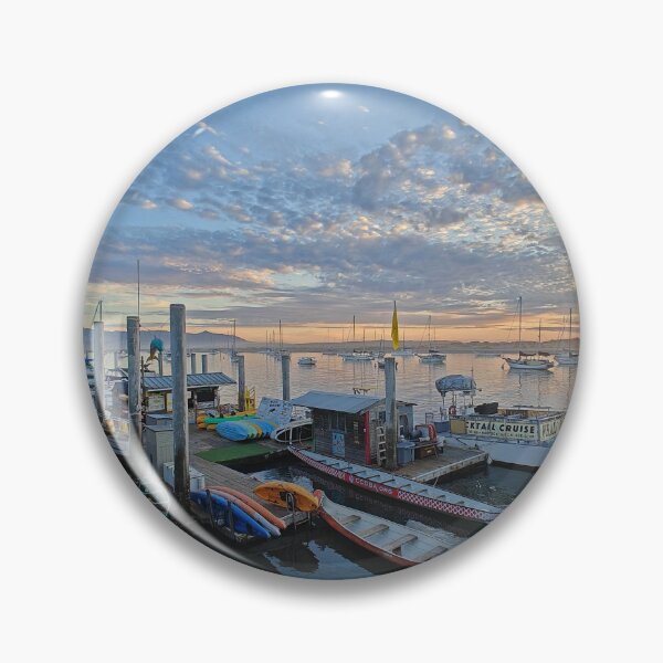 Item preview, Peaceful evening at Morro Bay Harbor designed and sold by Michael Rock Art.