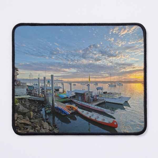 Item preview, Peaceful evening at Morro Bay Harbor designed and sold by Michael Rock Art.