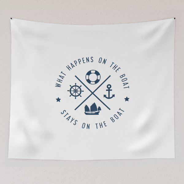 Item preview, What Happens on the Boat, Stays on the Boat designed and sold by redwoodandvine.