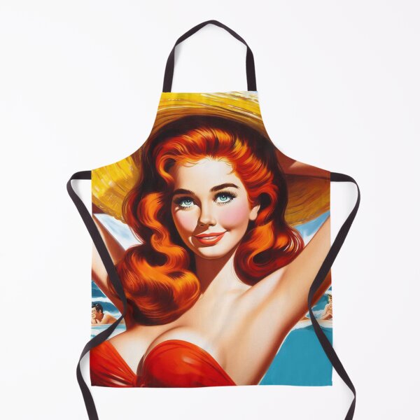Item preview, Cute Vintage Summer Woman designed and sold by PulpVintage.
