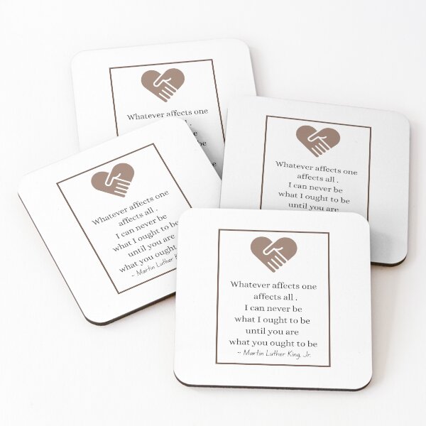 Item preview, Equal Rights Quote from Dr. Martin Luther King designed and sold by WriteOn2026.