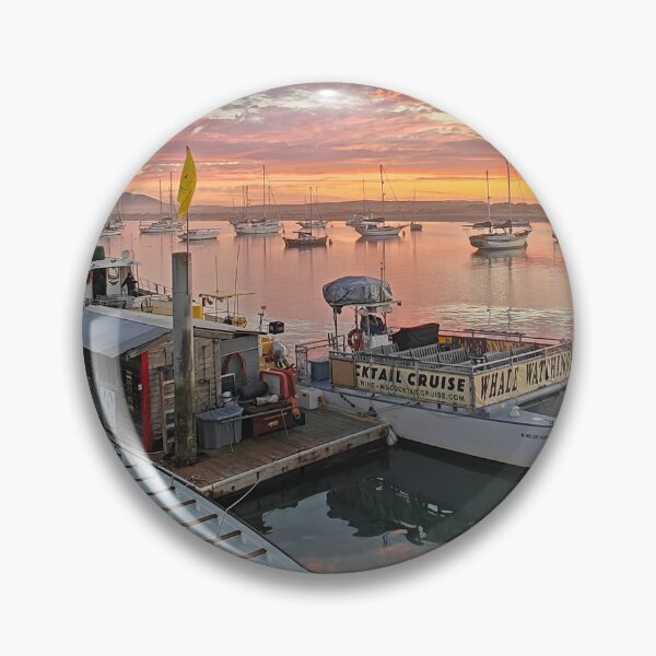 Item preview, Sunset Evening across Serene Morro bay Harbor designed and sold by Michael Rock Art.