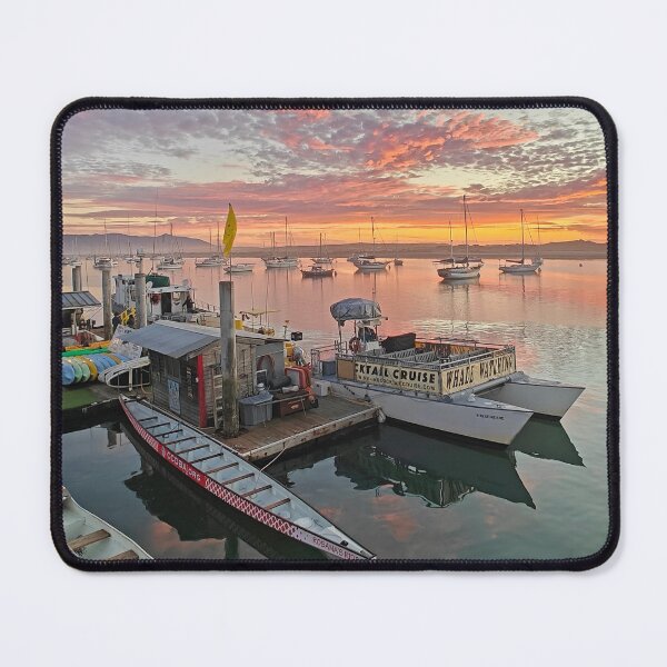 Item preview, Sunset Evening across Serene Morro bay Harbor designed and sold by Michael Rock Art.