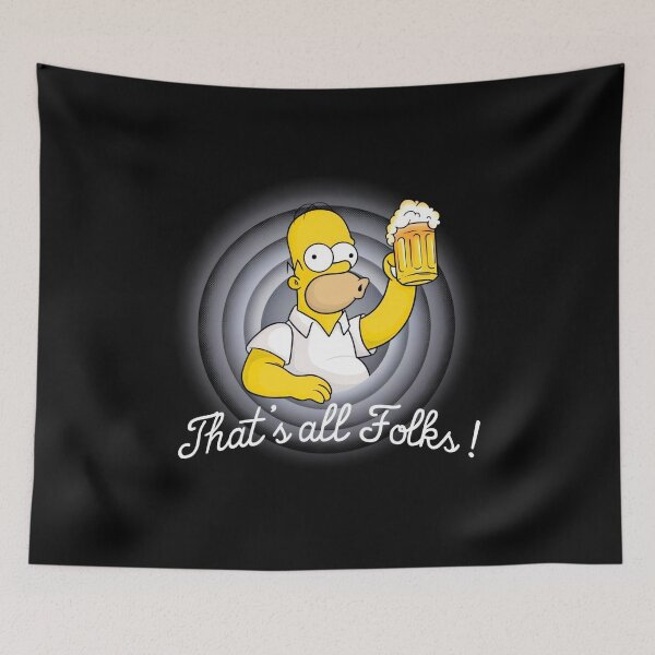 Item preview, The Simpsons / Homer’s Final Toast: That’s All Folks / Simpsons Legacy: Raising a Glass to Fun designed and sold by Krasnovaovaova.