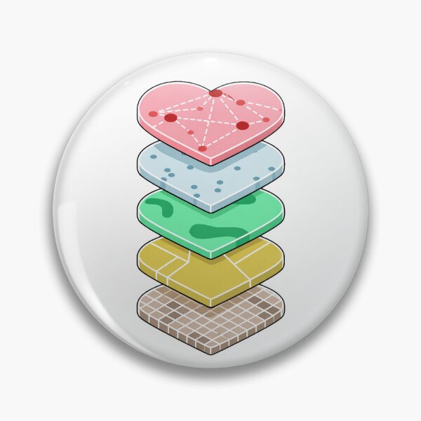 Item preview, GIS Heart Stack designed and sold by Young Design Lab.