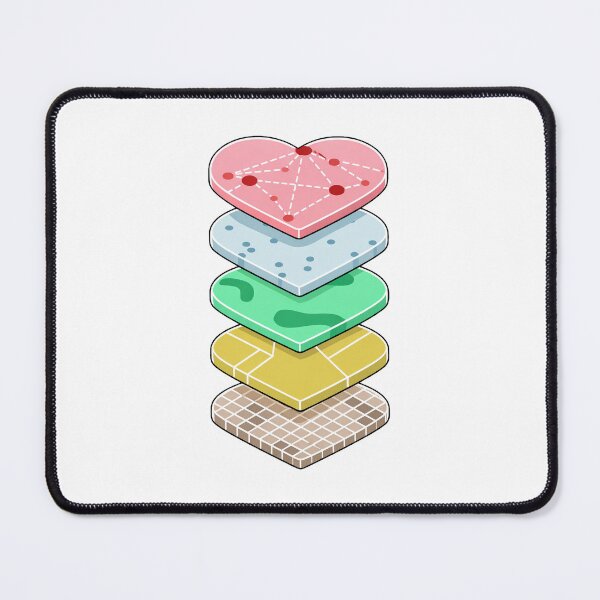 Item preview, GIS Heart Stack designed and sold by Young Design Lab.