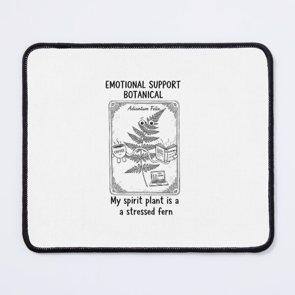 Item preview, Adiantum Felix: Emotional Support Stressed Fern Vintage Botanical designed and sold by NEXTWAVEdesign.