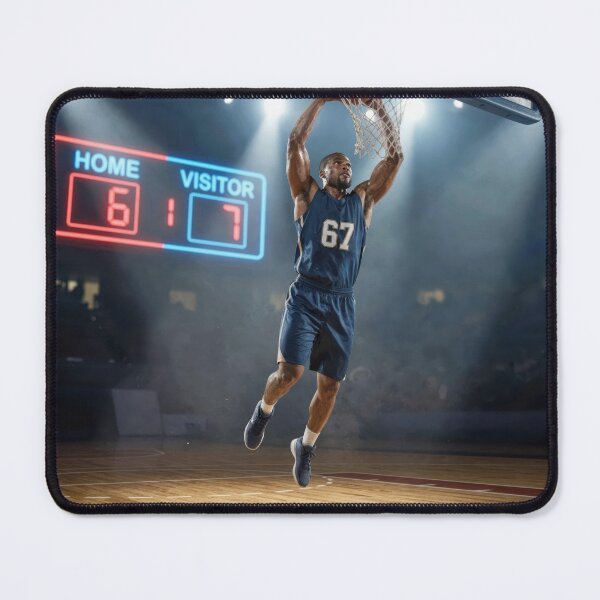 Item preview, Number 67 Basketball Player In a Jump Shot designed and sold by Maria Dryfhout.