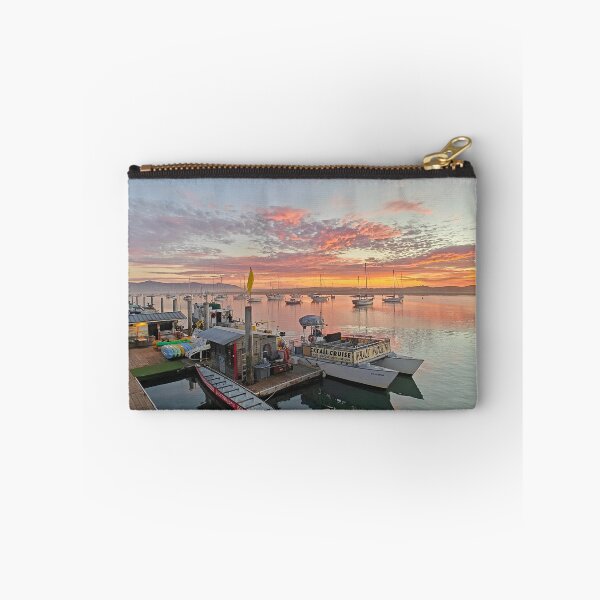 Item preview, Pink clouds over Morro Bay Harbor designed and sold by Michael Rock Art.