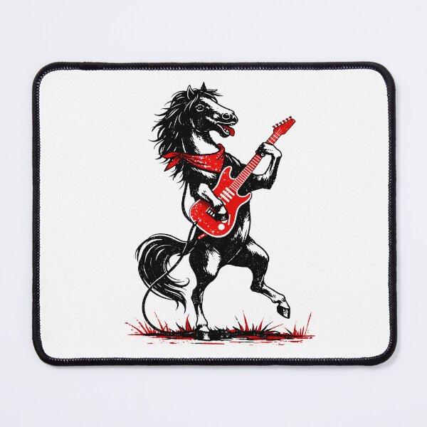 Item preview, Rock Horse Playing Electric Guitar designed and sold by Senkov.