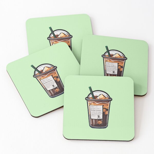 Item preview, Hockey Romance Iced Coffee Order  designed and sold by Celticrose721.