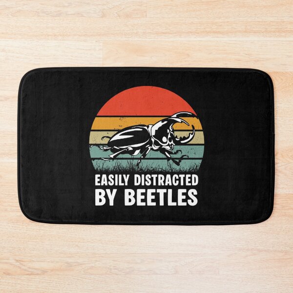 Item preview, Easily Distracted By Beetles - Vintage Retro Sunset Entomology Art designed and sold by Dmetalx Art Apparel.