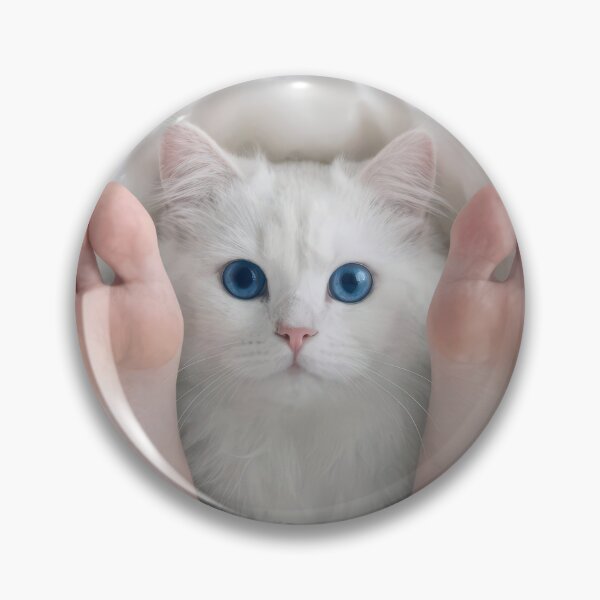 Item preview, White Cat Snuggling with Human Feet designed and sold by Maria Dryfhout.
