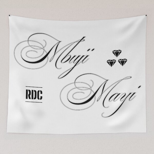 Item preview, Mbujimayi DR Congo – Diamond City Luxury Script Typography | African Pride Design designed and sold by Karbonn16.