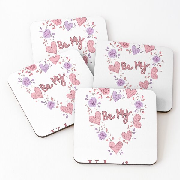 Item preview, Be My Valentine - Hearts and Flowers designed and sold by ArtbyClarkie.