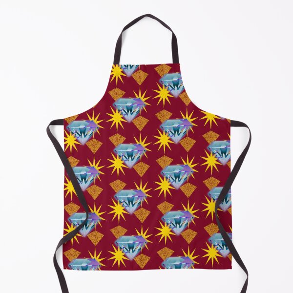 Item preview, Diamond Stars of Gold, Burgundy & Blue – Geometric Cosmic Art designed and sold by Brooklyn Hearty.
