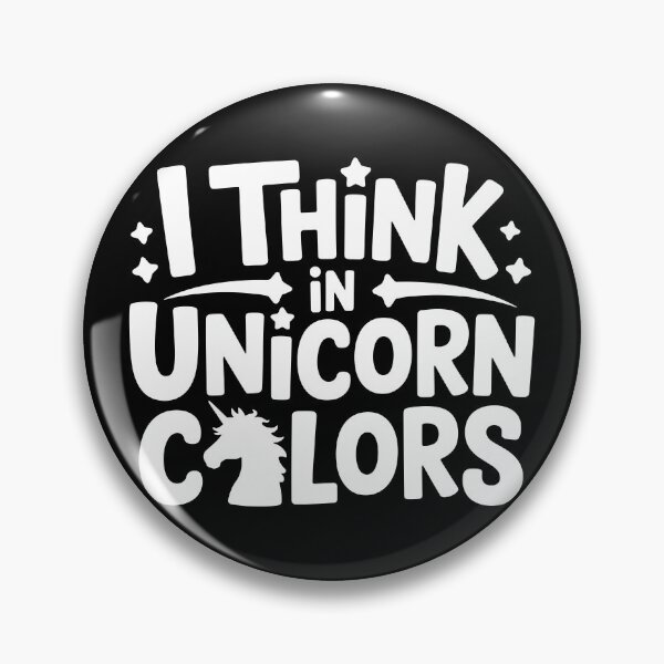 Item preview, I Think in Unicorn Colors designed and sold by theartfulaspie.