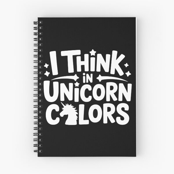 Item preview, I Think in Unicorn Colors designed and sold by theartfulaspie.