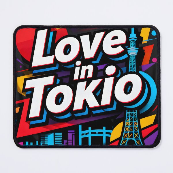 Item preview, Tokyo Night Tower Love in Tokio Graphic City designed and sold by FreeFromDefault.