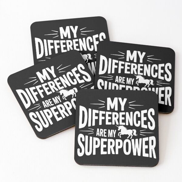 Item preview, My Differences Are My Superpower designed and sold by theartfulaspie.