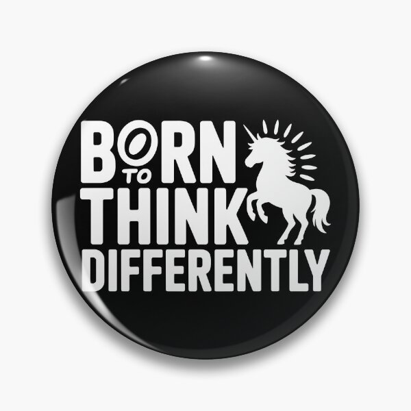 Item preview, Born to Think Differently designed and sold by theartfulaspie.