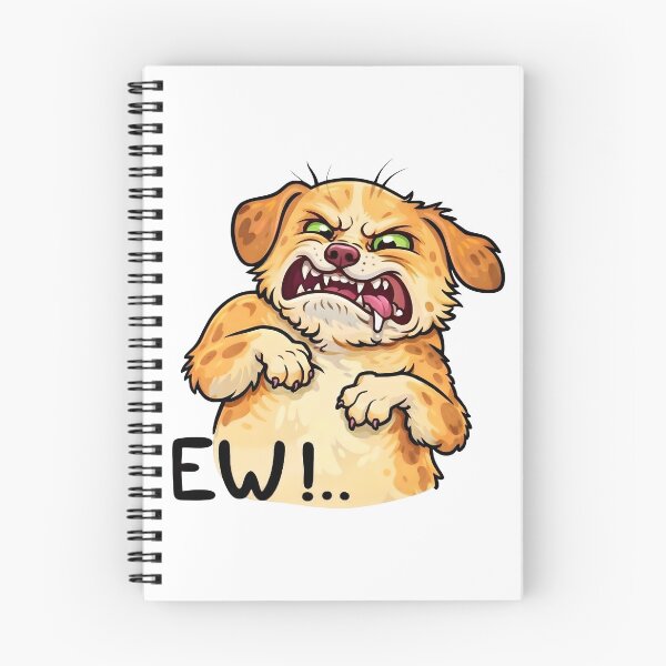 Item preview, EW!.. Angry Dog Reaction Sticker designed and sold by Senkov.