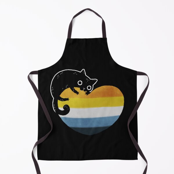 Item preview, Aroace Black Cat Heart LGBT Asexual Aromantic Pride Flag designed and sold by Clara Hollins.