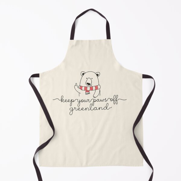Item preview, Keep Your Paws Off Greenland T-Shirt - Swearing Polar Bear designed and sold by Nerd Shizzle.