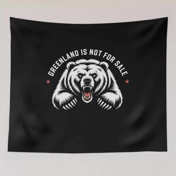 Item preview, GREENLAND IS NOT FOR SALE  designed and sold by Meryem Mamouni.
