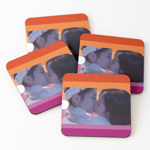Item preview, Jae-i + Seulgi (Friendly Rivalry) Lesbian flag  designed and sold by edelia_art.