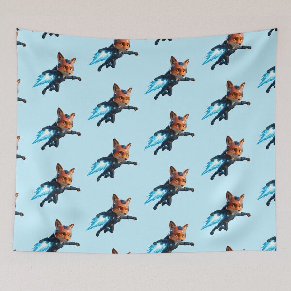 Item preview, Rusty Fox Takes Flight! designed and sold by Lili Art .
