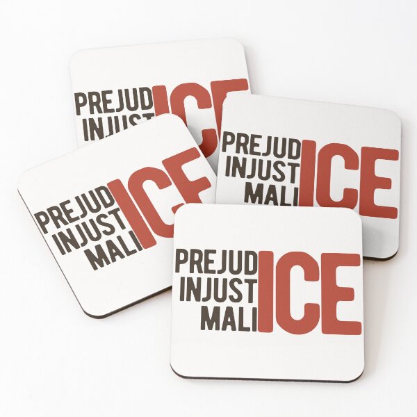 Item preview, prejudICE injustICE malICE designed and sold by DesignCollectiv.