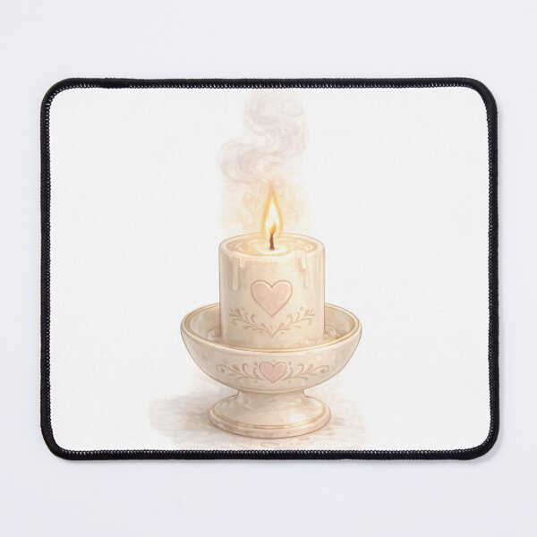 Item preview, Love Spell Candle Ritual – Love Witch Soft Witchcore Illustration designed and sold by SirensSageStone.