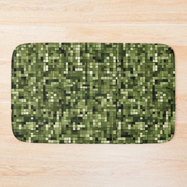 Item preview, Woodland Pixels: Camouflaged Squares designed and sold by mxztar.