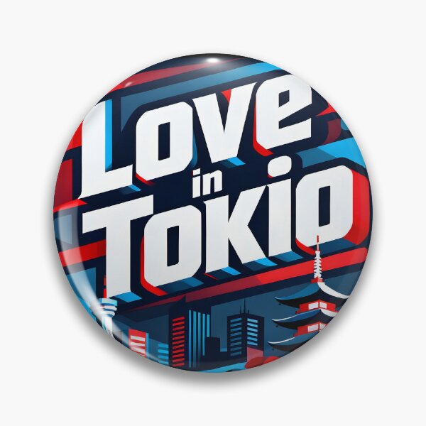 Item preview, Love in Tokio Tokyo Tower Night Illustration designed and sold by FreeFromDefault.