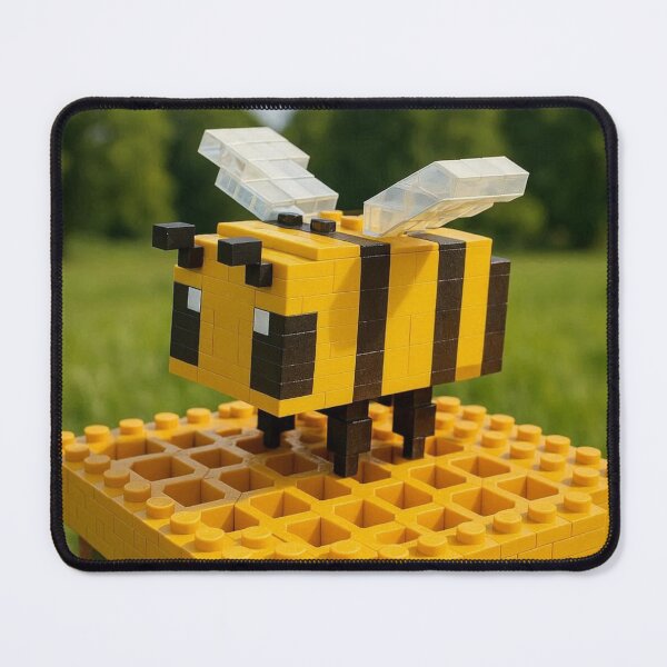 Item preview, Minecraft bee made with building blocks designed and sold by MrSor.